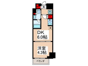 ミリアレジデンス浅草橋Ⅱの物件間取画像